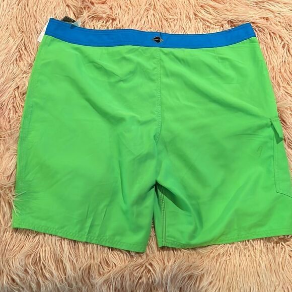 O’Neill Neon Green Swim Shorts - Picture 2 of 4